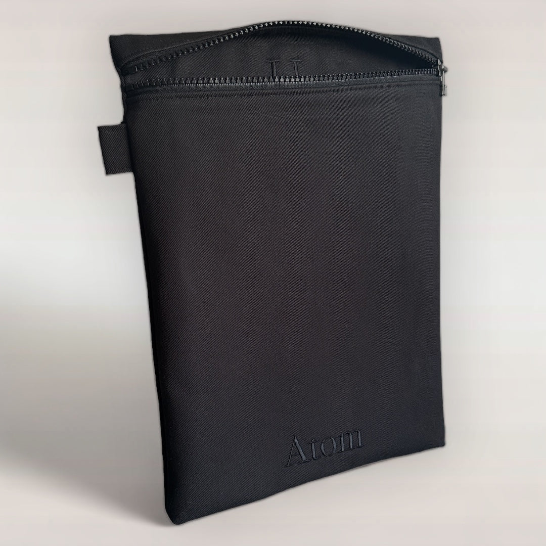 Laptop Sleeve 13'' | Black Cotton